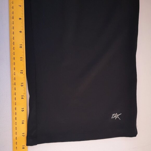 Denise Austin Qwick-Dri Ladies Black Size Large Elastic Waist Capri Length Pants - Picture 14 of 15